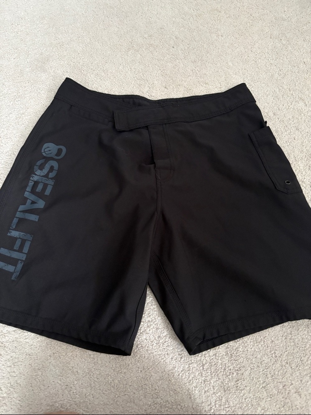Men’s Black Seal fit shorts